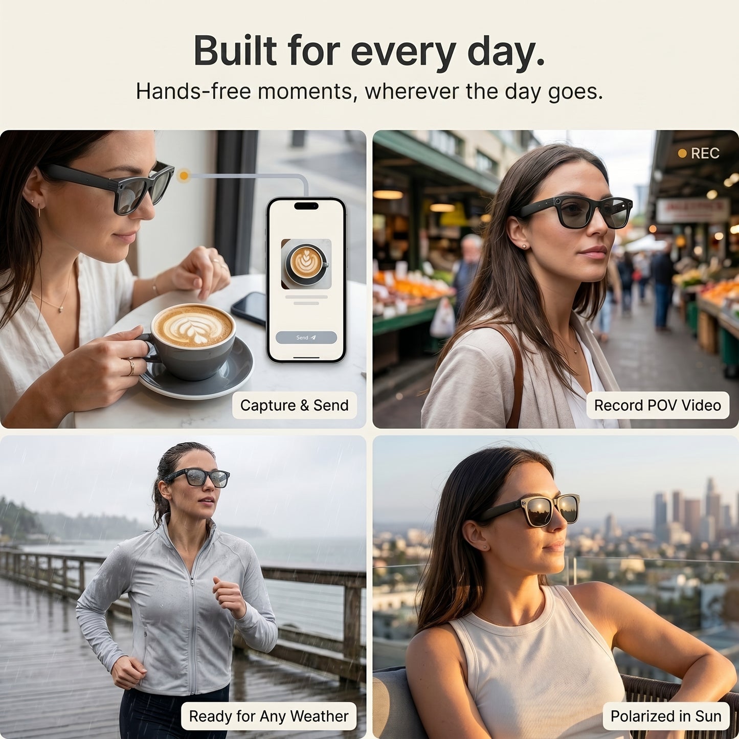 Glance™ AI POV Camera Glasses