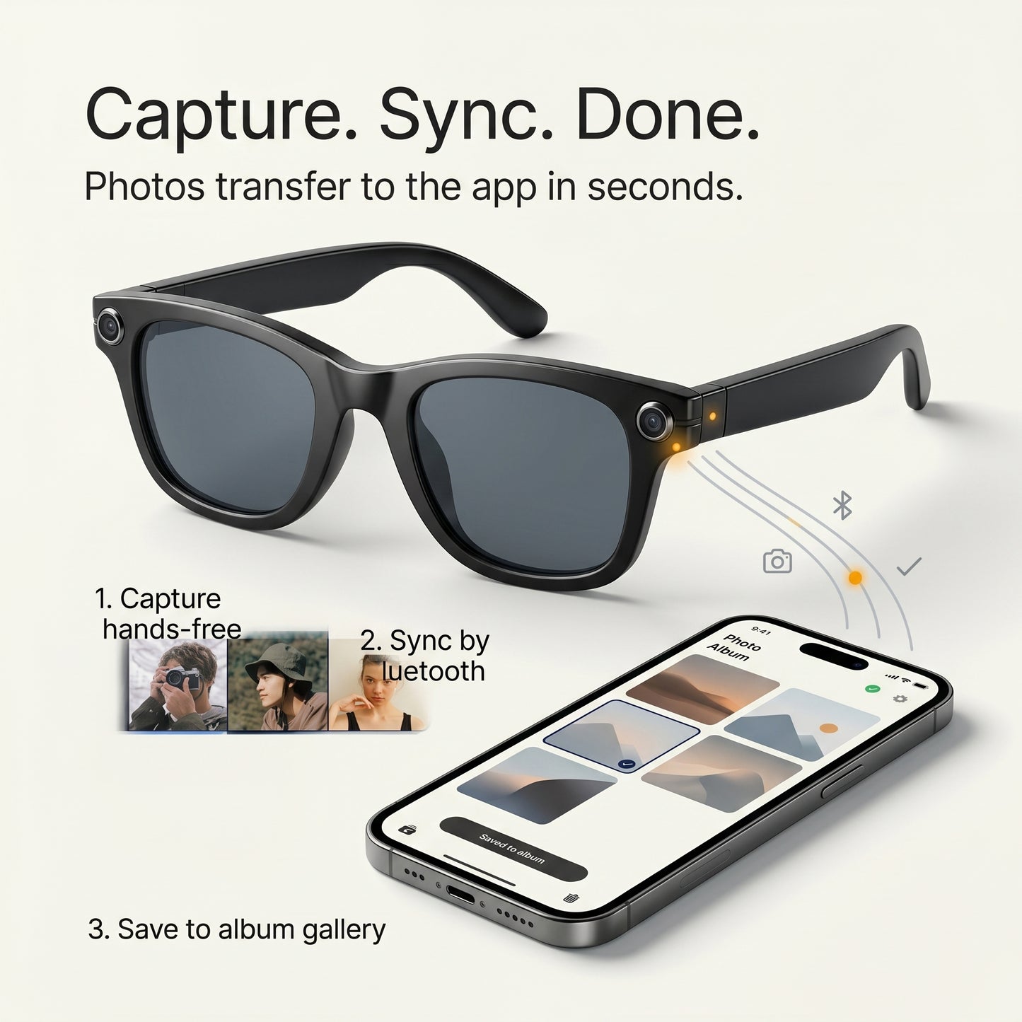 Glance™ AI POV Camera Glasses