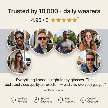 Glance™ AI POV Camera Glasses